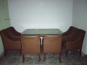 6 Seater Leather Dining Sets