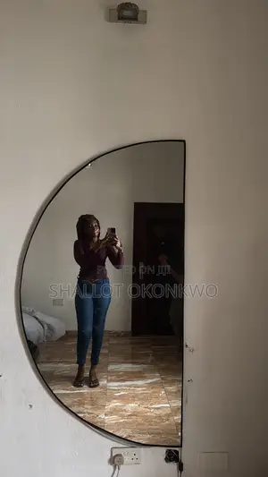 5x3 Half Moon Mirror