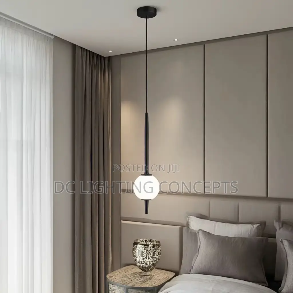 Nordic Creative Simple Hanging Glass Pendant Light.