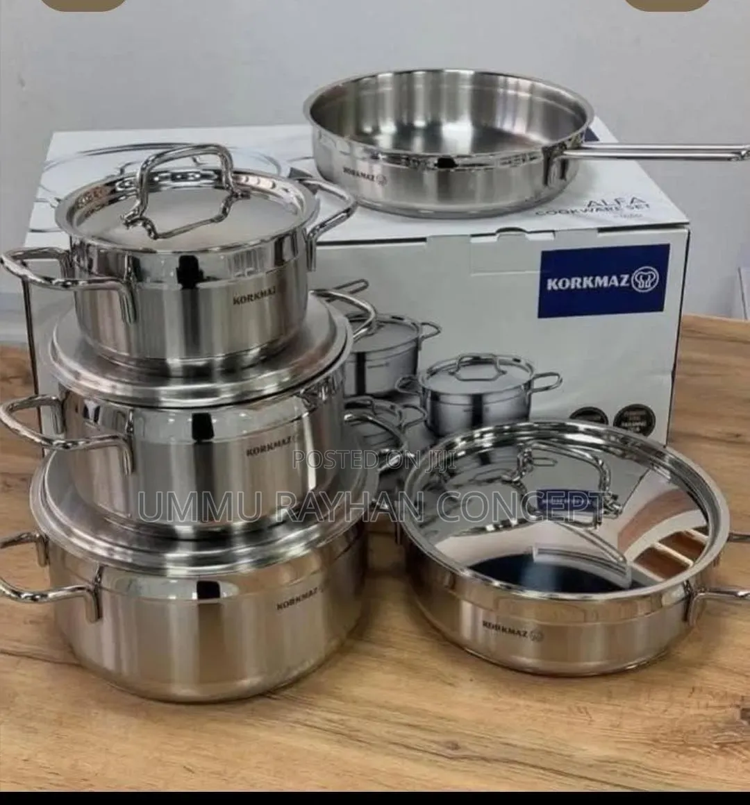 Quality Stainless Korkmaz Cookware Set