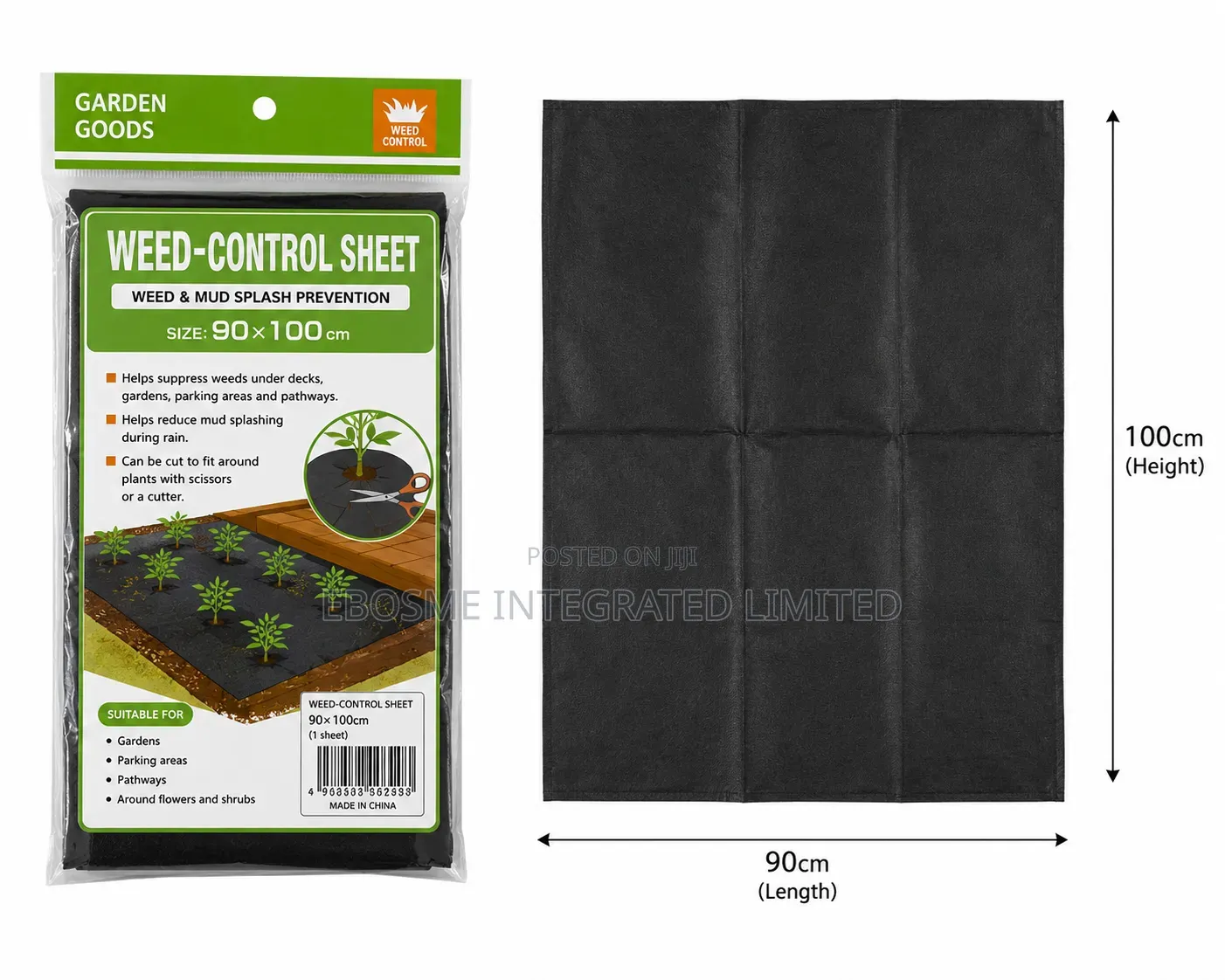 Garden Weed Control Sheet