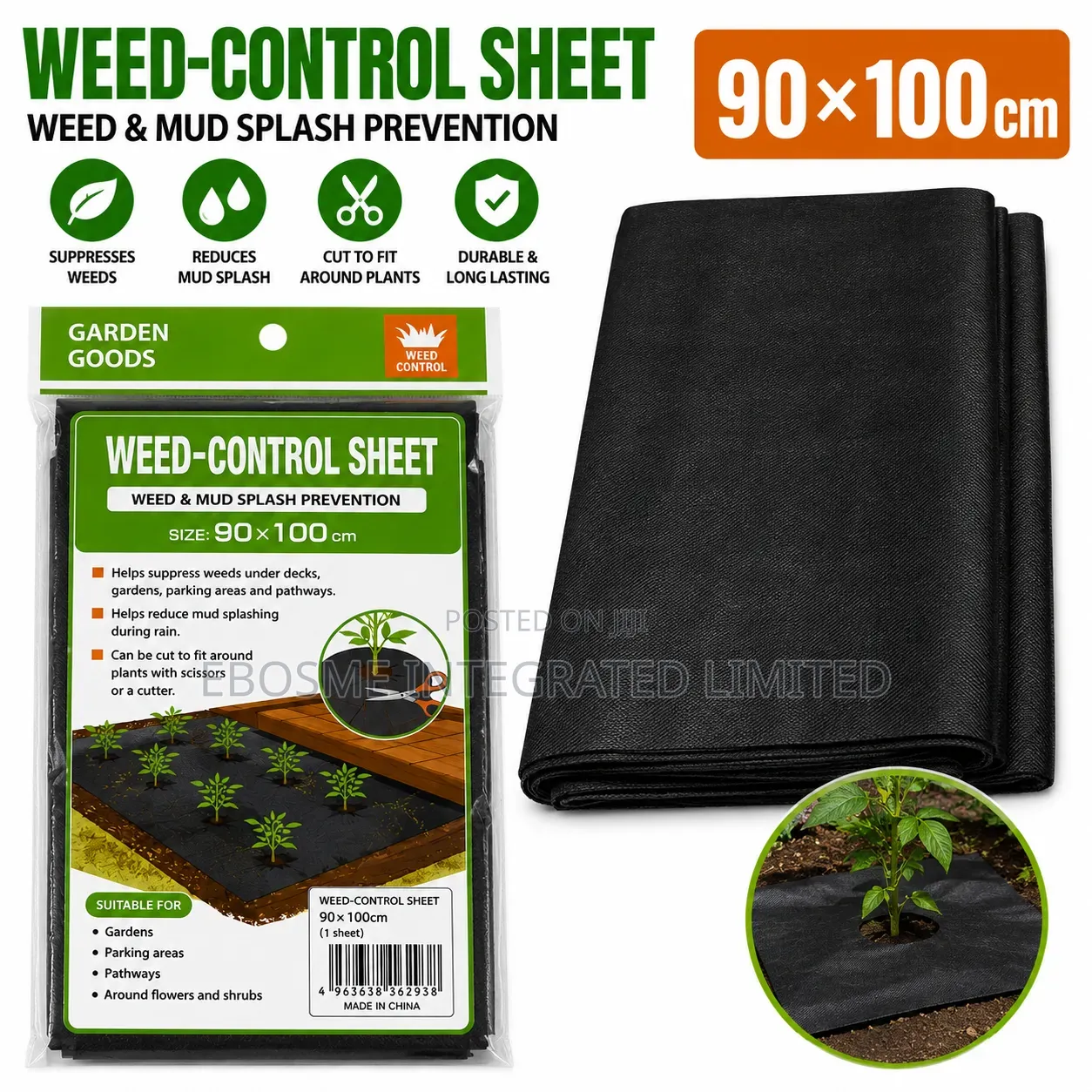 Garden Weed Control Sheet