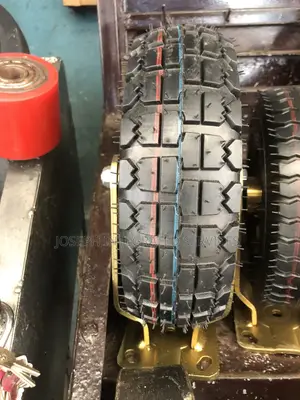 10-Inch 4.10/3.50-4 Pneumatic Rubber Tire and Wheel Assembly (Four Set