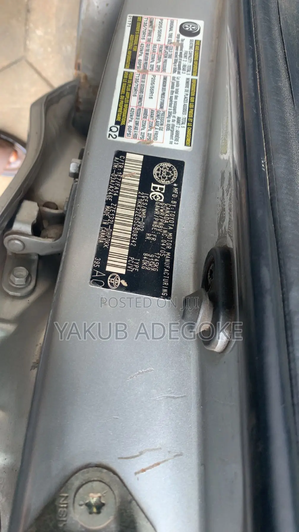 Toyota Matrix 2004 Silver