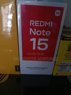New Xiaomi Redmi Note 15 128 GB Red