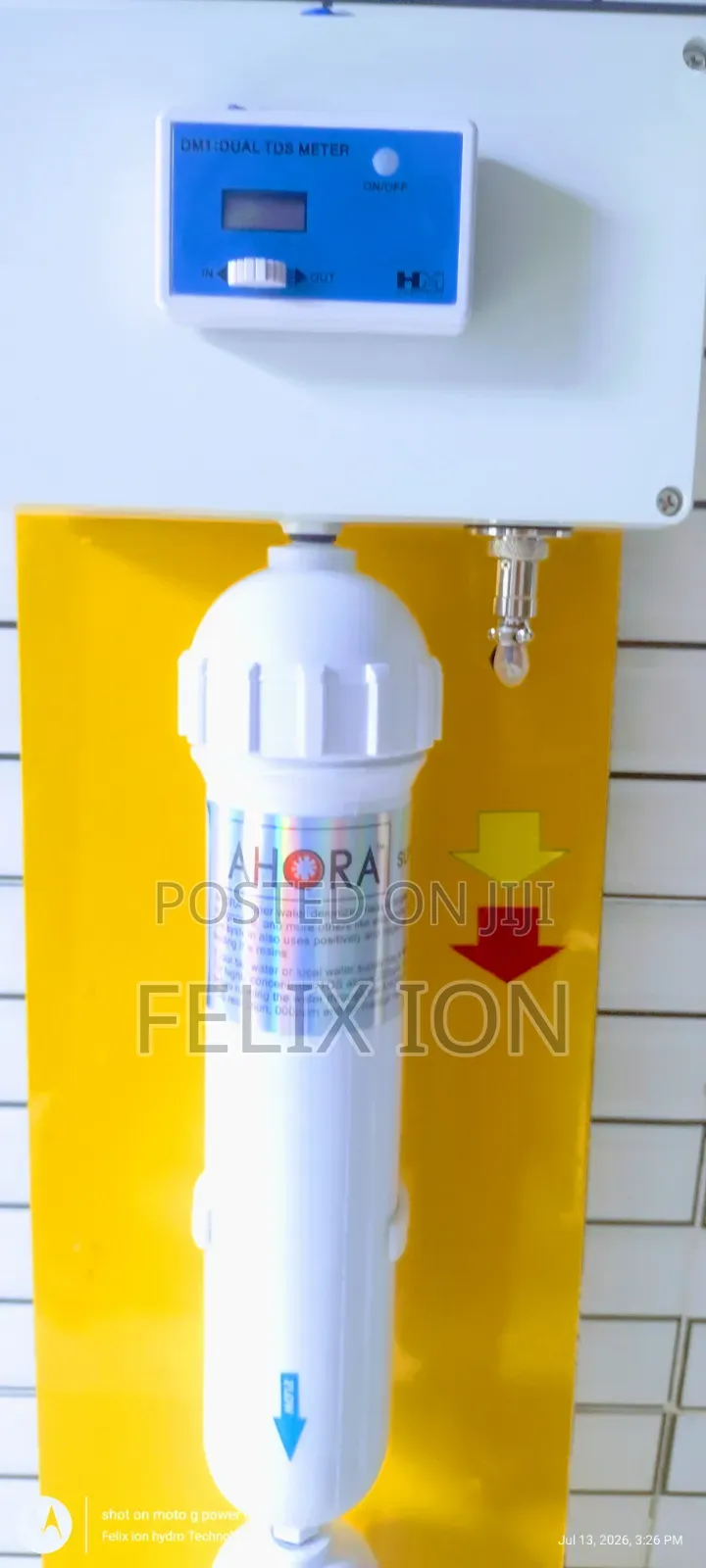 Ahora Water Deionizer 000 TDS