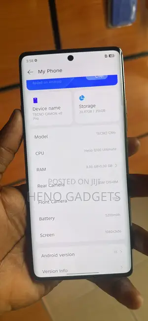 Tecno Camon 40 256 GB Green