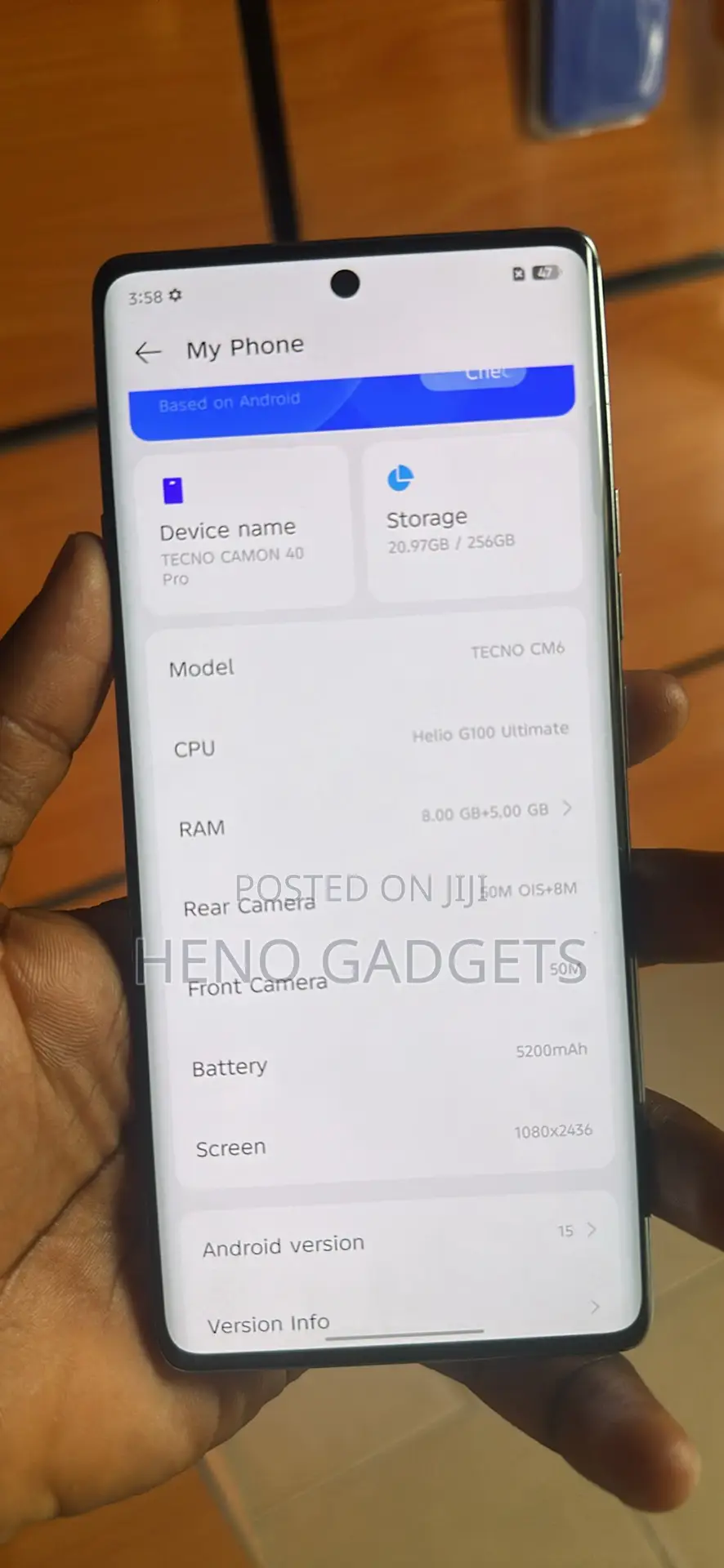 Tecno Camon 40 256 GB Green