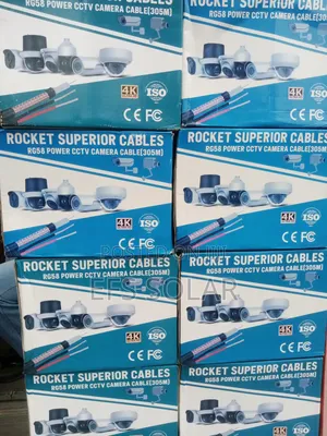 Rocket Superior Rg58 CCTV Camera Power Cable 305m Roll