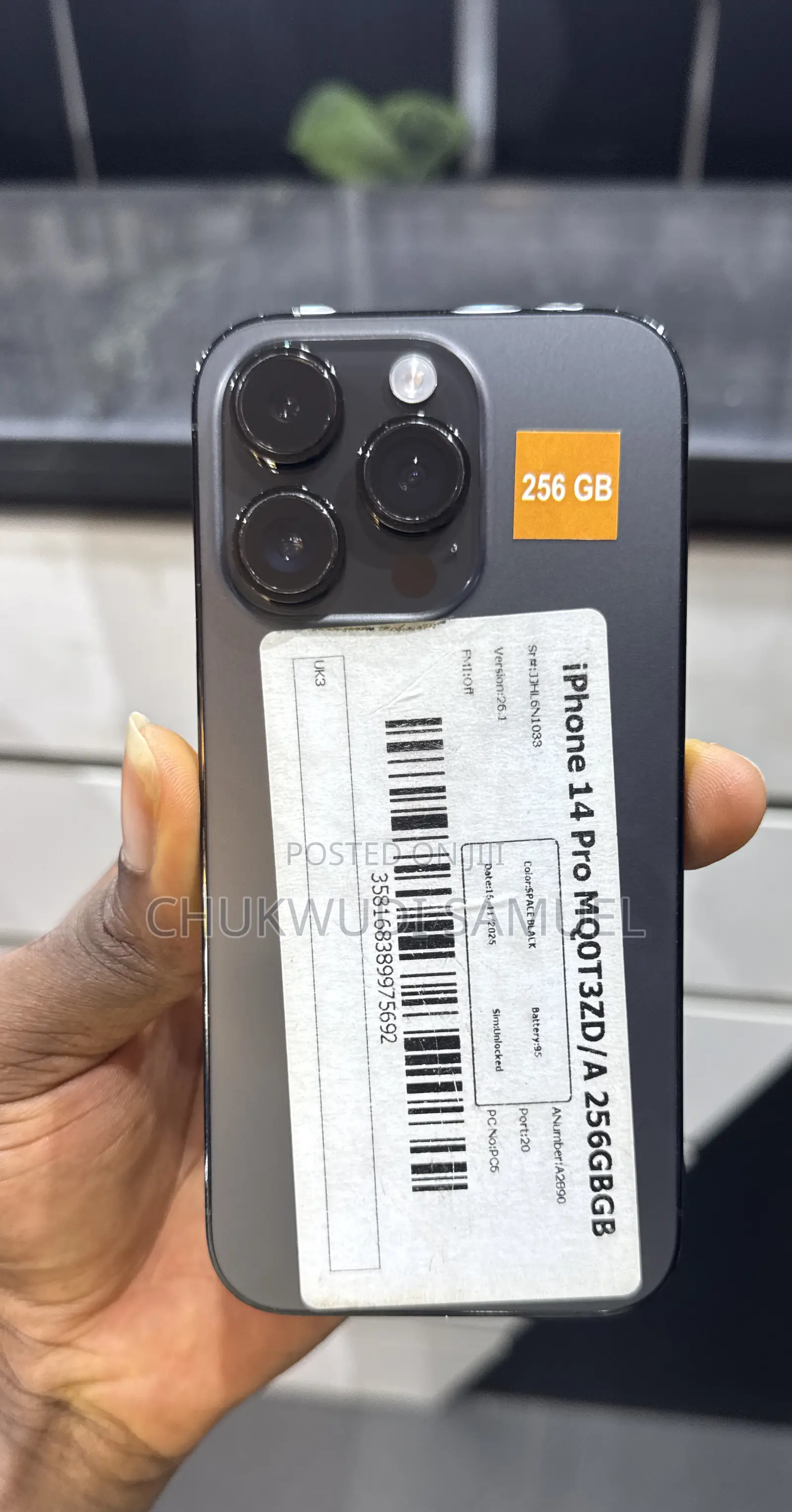Apple iPhone 14 Pro 256 GB Black