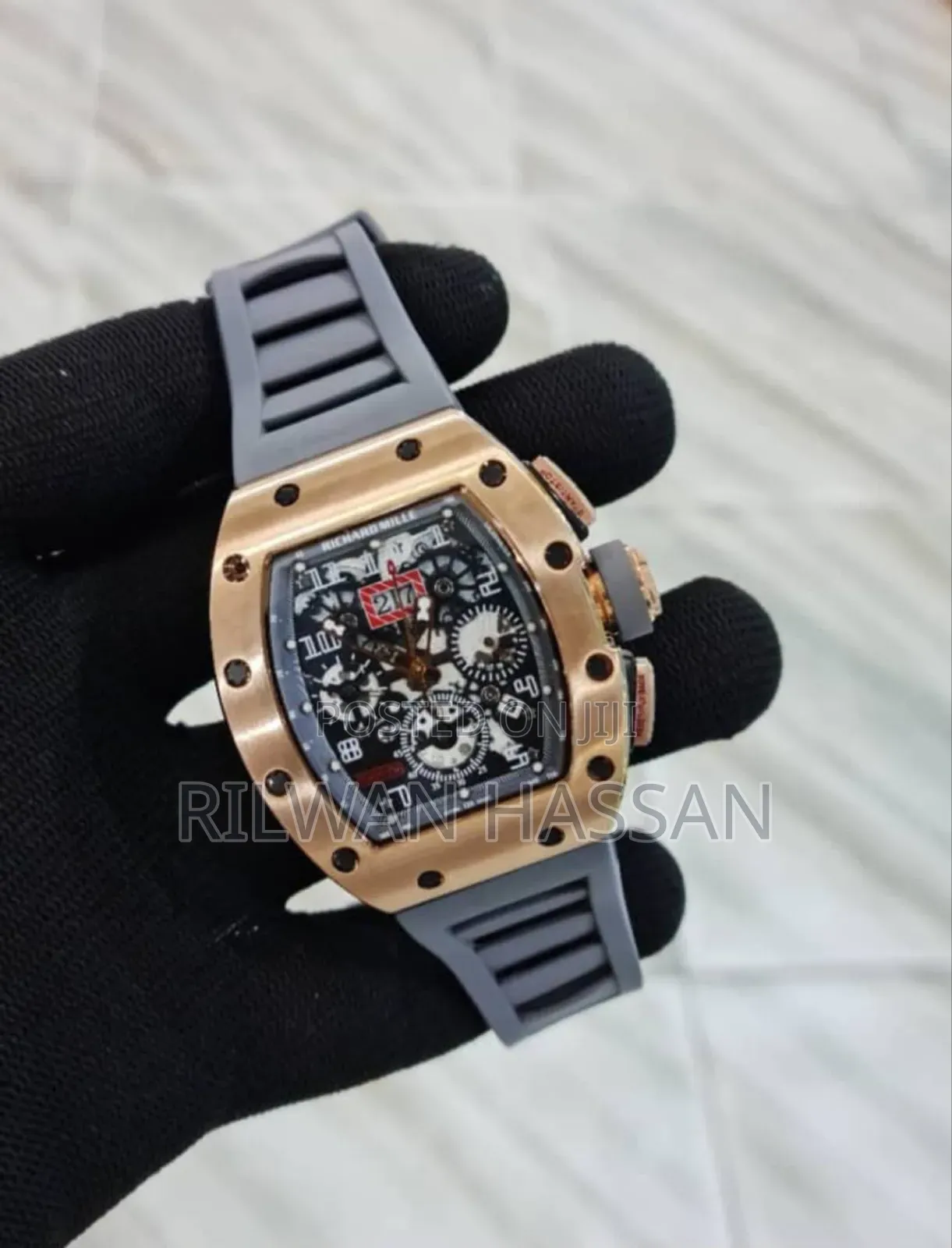 Original Richard Mille Automatic Rubber Strap