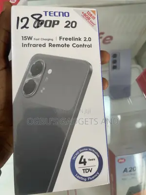 New Tecno Pop 20 128 GB Black