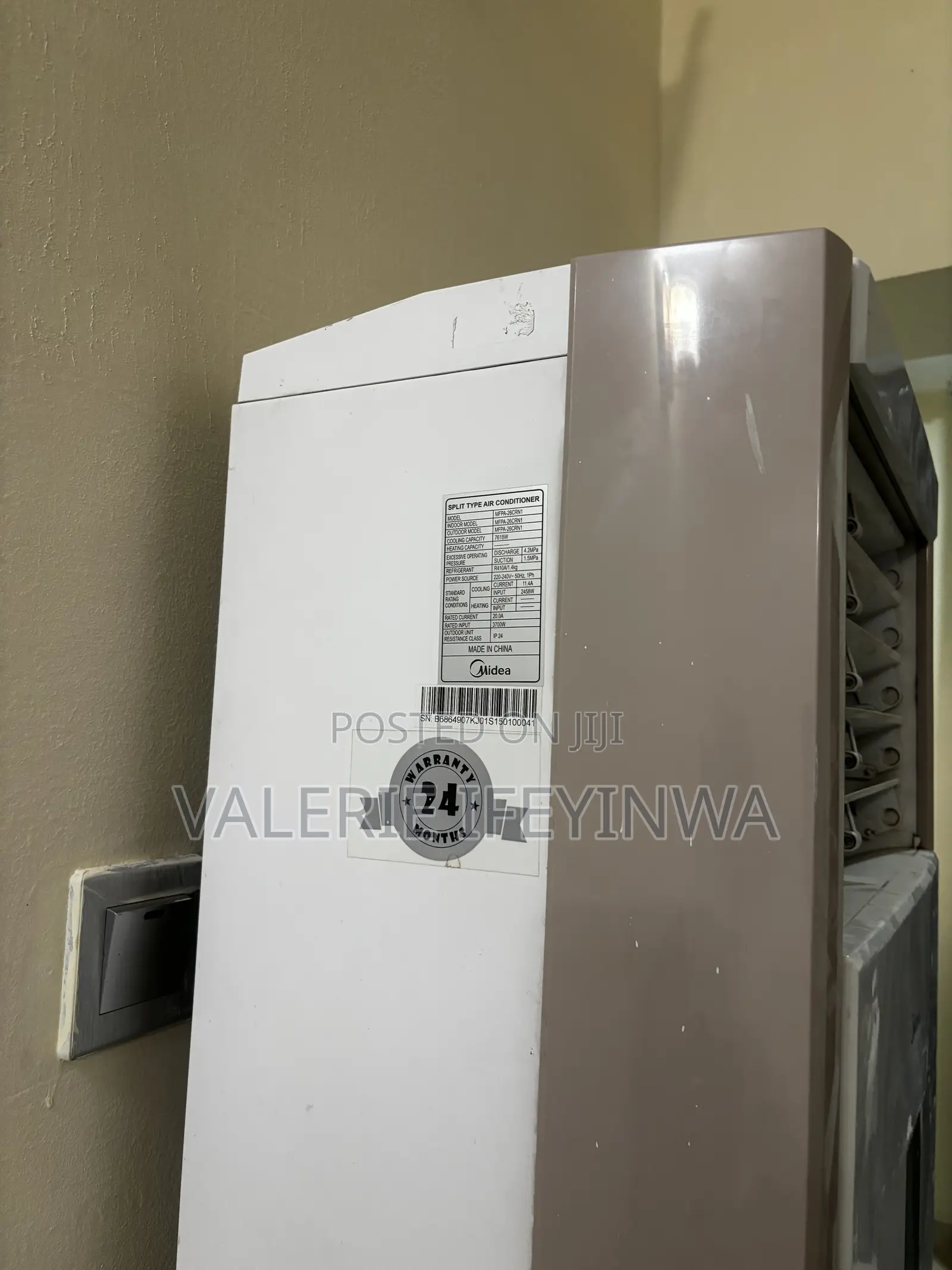 3hp Midea Ac