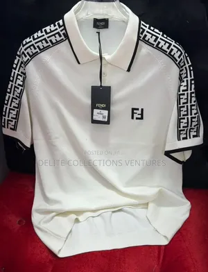*High Quality Fendi Polo Available Size: Medium Large Xl :