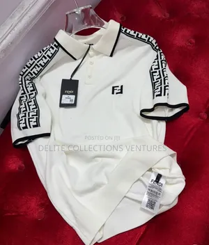 *High Quality Fendi Polo Available Size: Medium Large Xl :
