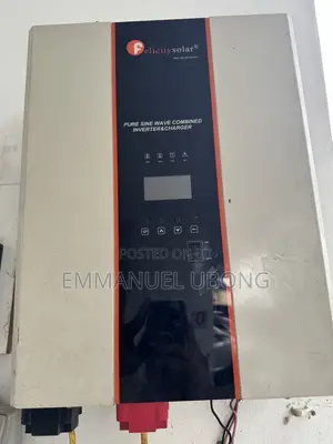 Inverter And 8 Wet Cell Batteries From Felocity Inverter