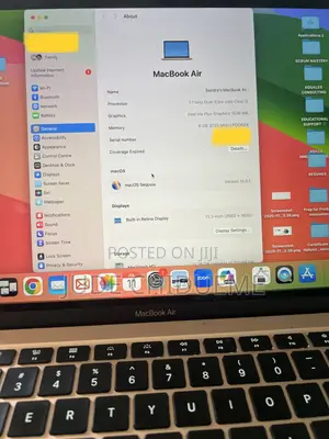 Laptop Apple MacBook Air 2020 8GB Intel Core i3 SSD 256GB