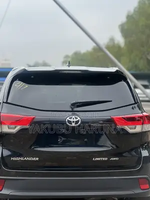 Toyota Highlander Limited 4x4 V6 (3.5L 6cyl 8A) 2018 Black