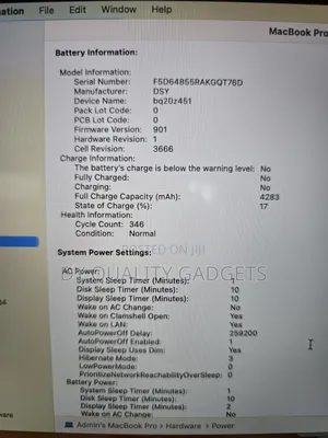 Laptop Apple MacBook Pro 2017 8GB Intel Core i5 SSD 256GB