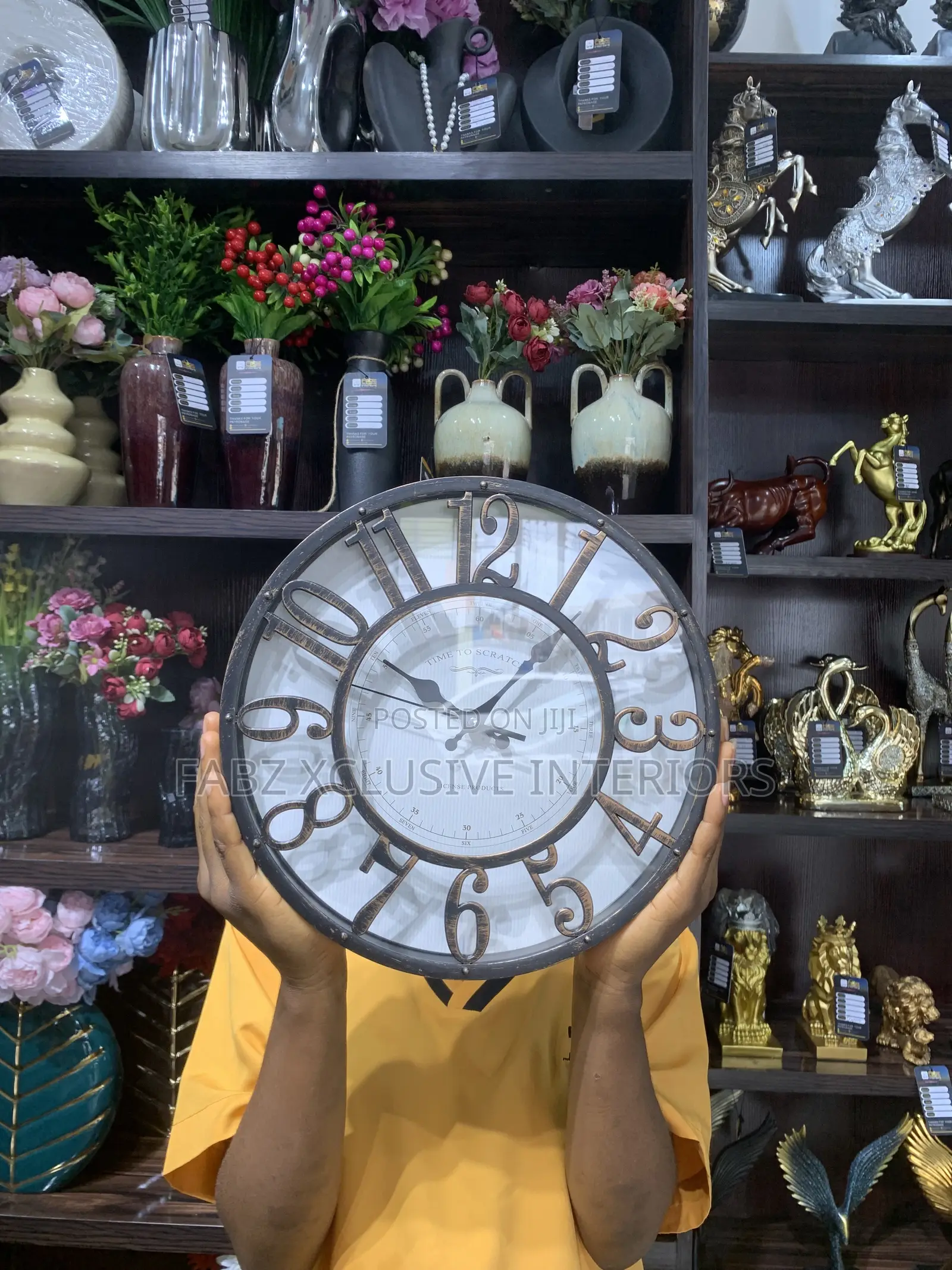 Luxury Hollow Wall Clock
