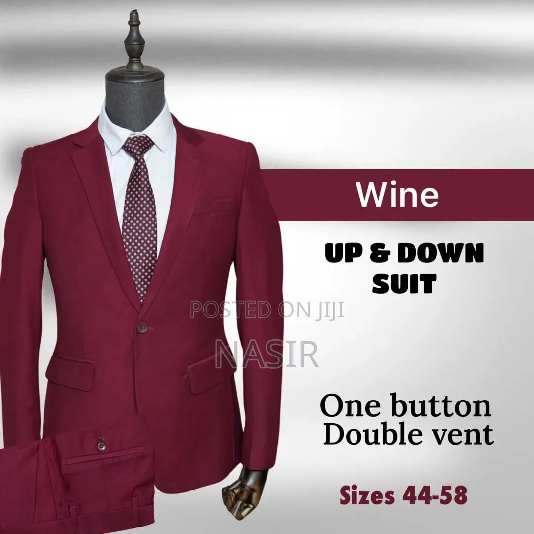 Wine Colored Suit