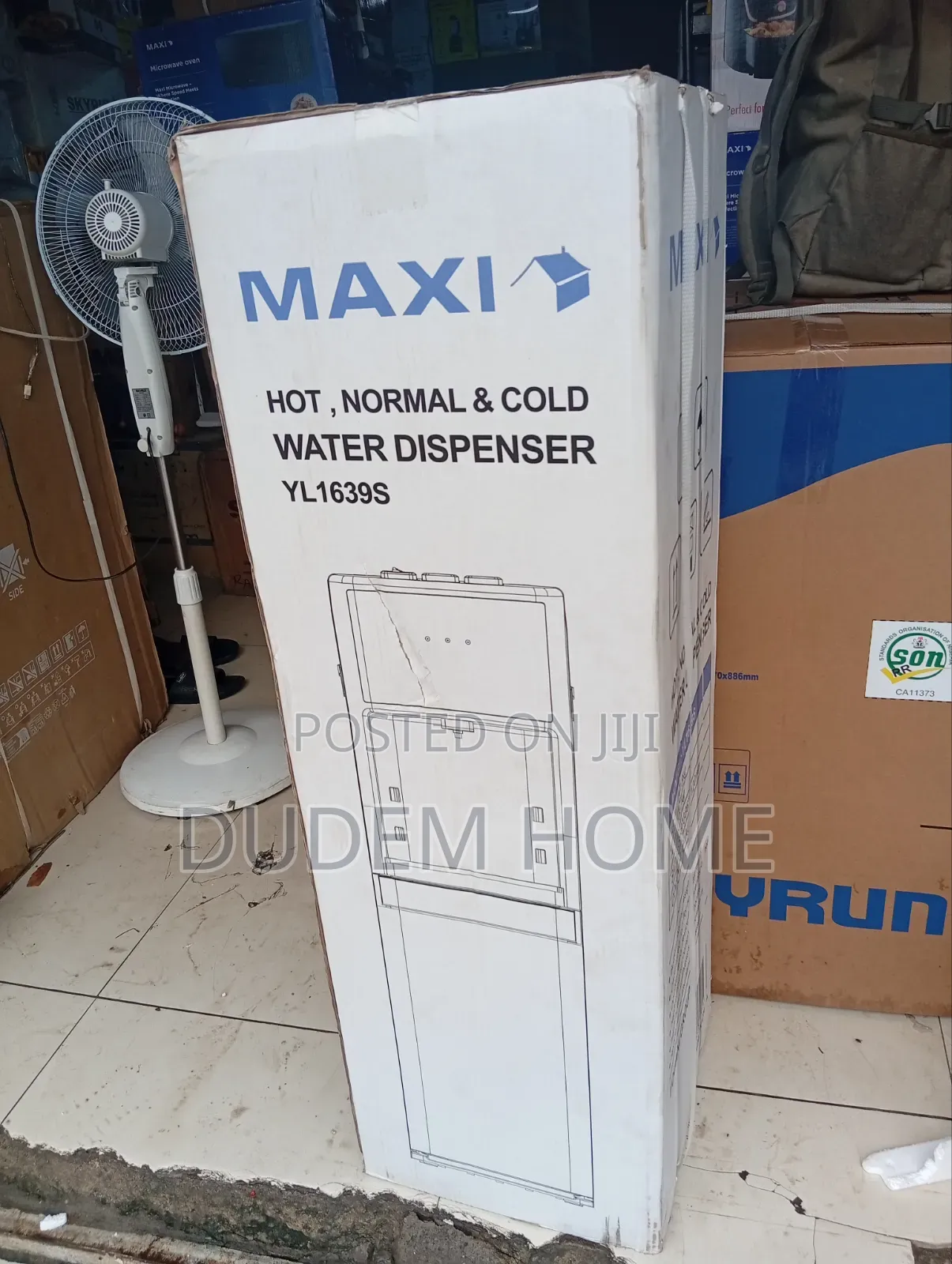 Maxi Water Dispenser Bottom Bottle Loading