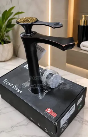 Trend Design Mmaat Black Basin Mixer Tap With 5years Guarantee