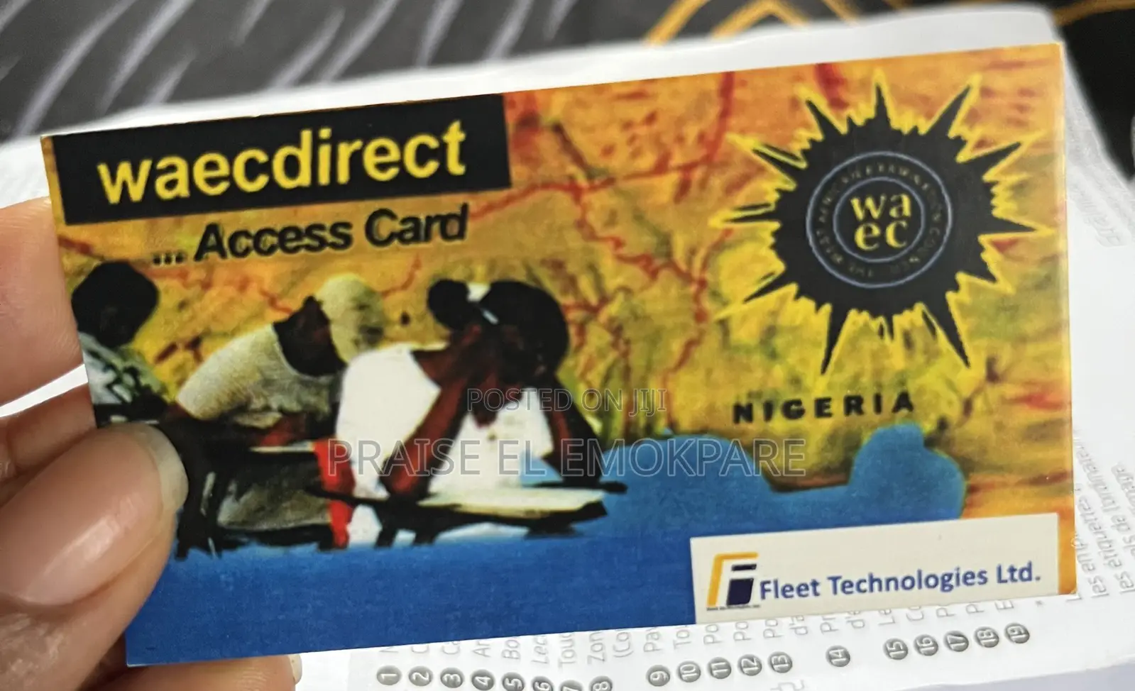 Waec Scratch Card