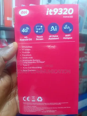 New Itel it9320 16 GB Blue
