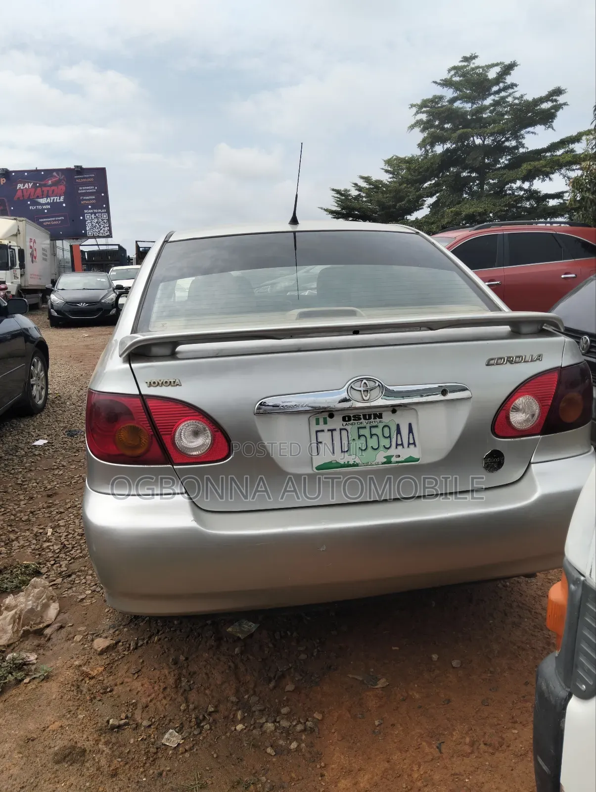 Toyota Corolla Sedan Automatic 2004 Silver