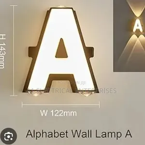 Modern Alphabet Light for Your Name and Your Office
