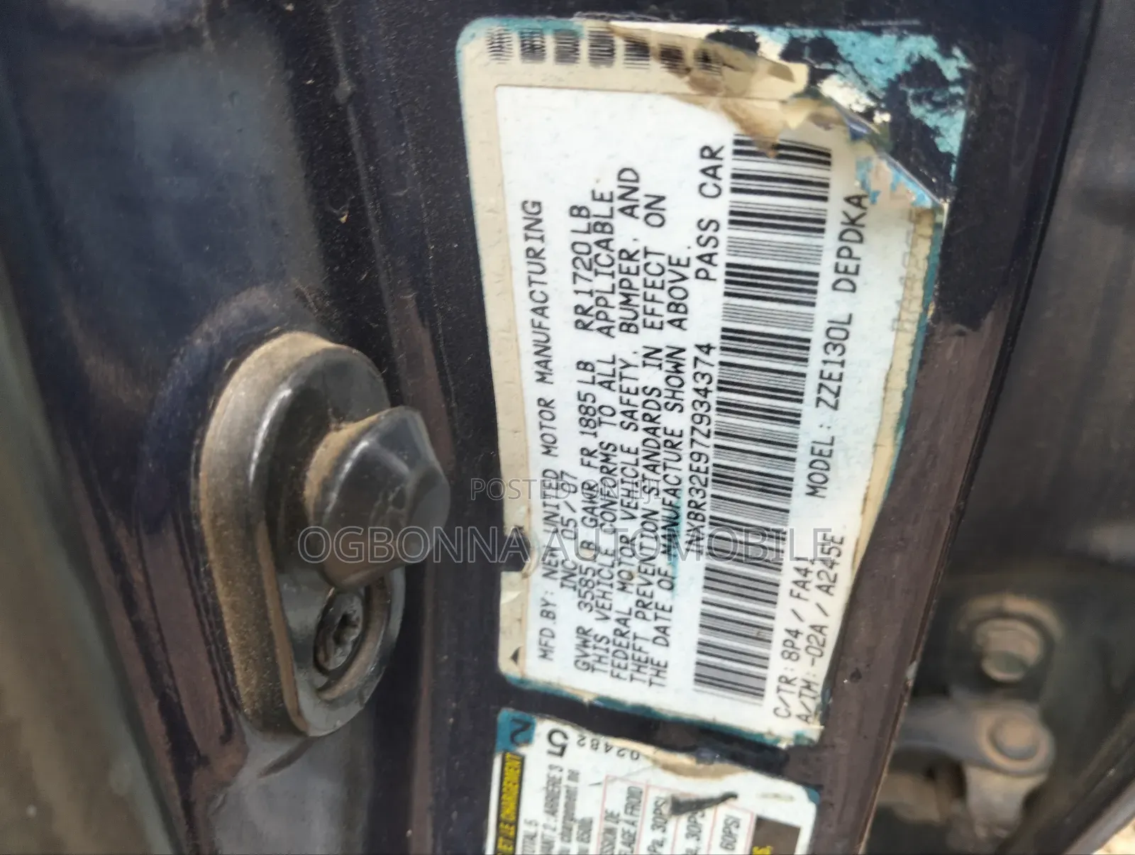 Toyota Corolla LE 2006 Blue