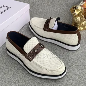 Oggi Perforated Platform Loafers