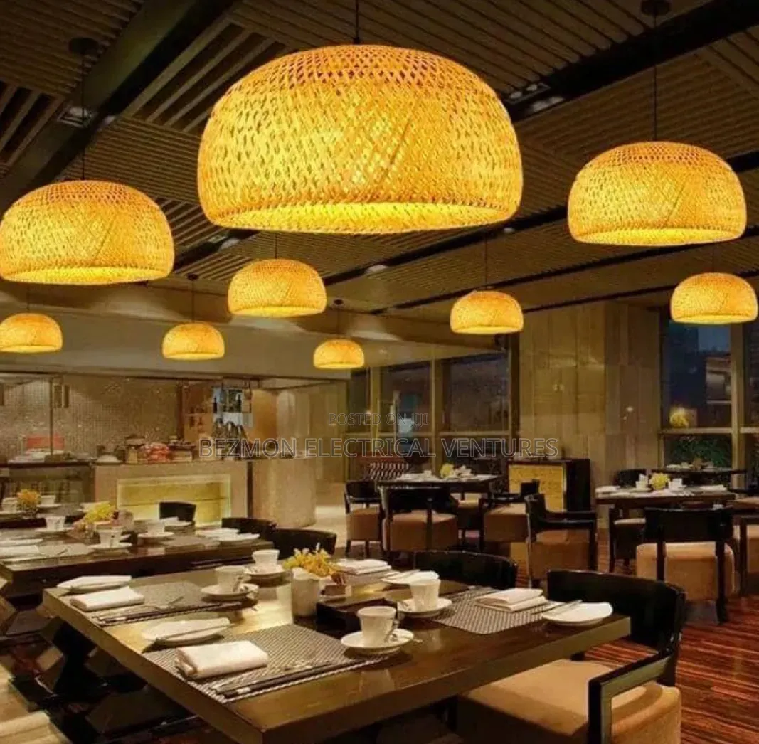 Bamboo Drop Light Available for Sale