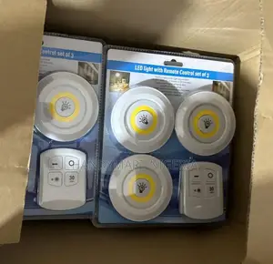 Wireless Cob Led Puck Light Set of 3 With Remote Control
