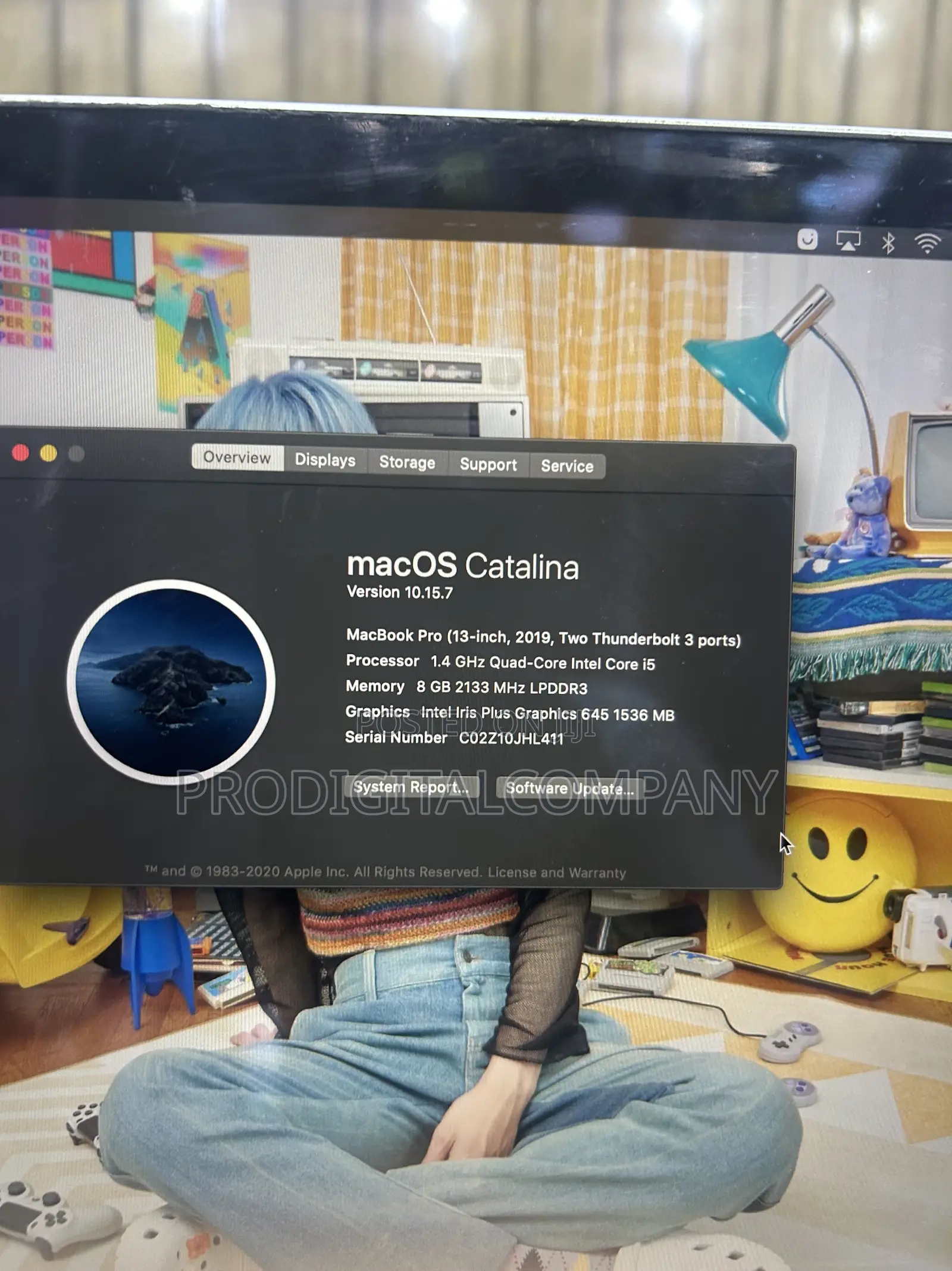 Laptop Apple MacBook Pro 2019 8GB Intel Core i5 SSD 128GB
