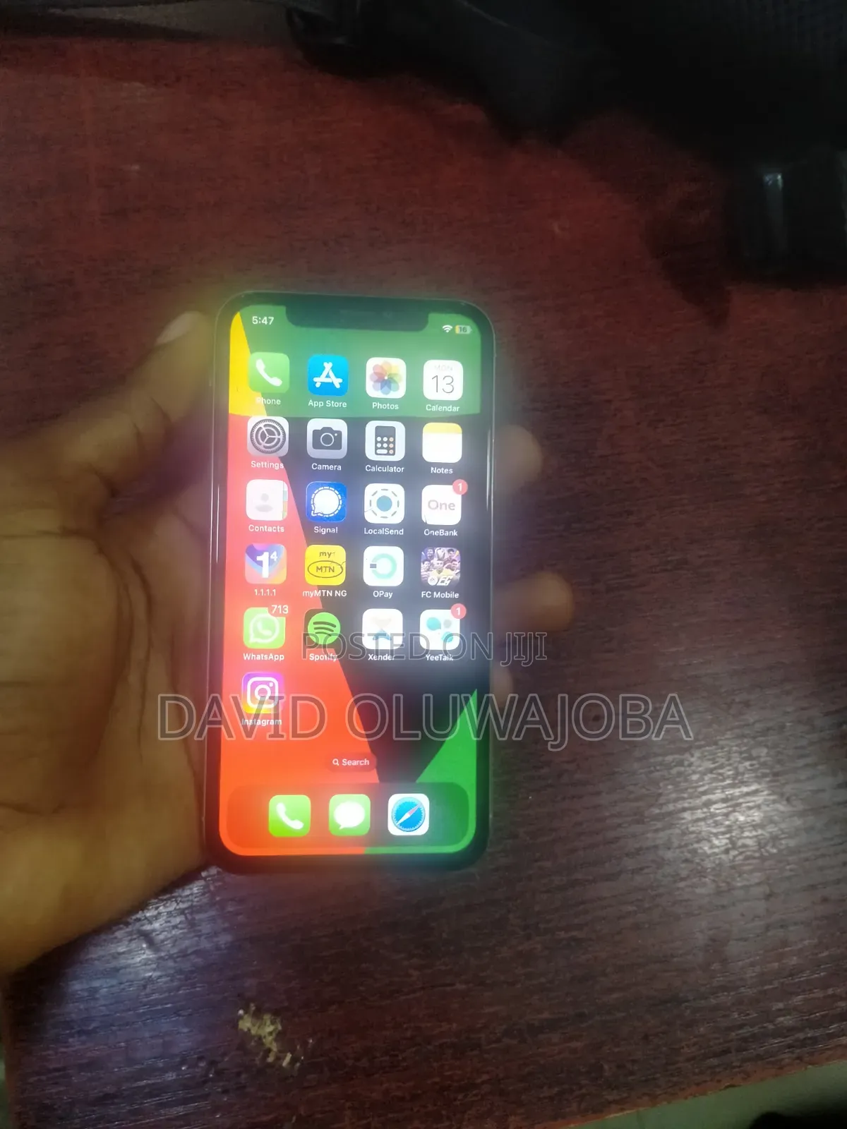 Apple iPhone X 64 GB Silver