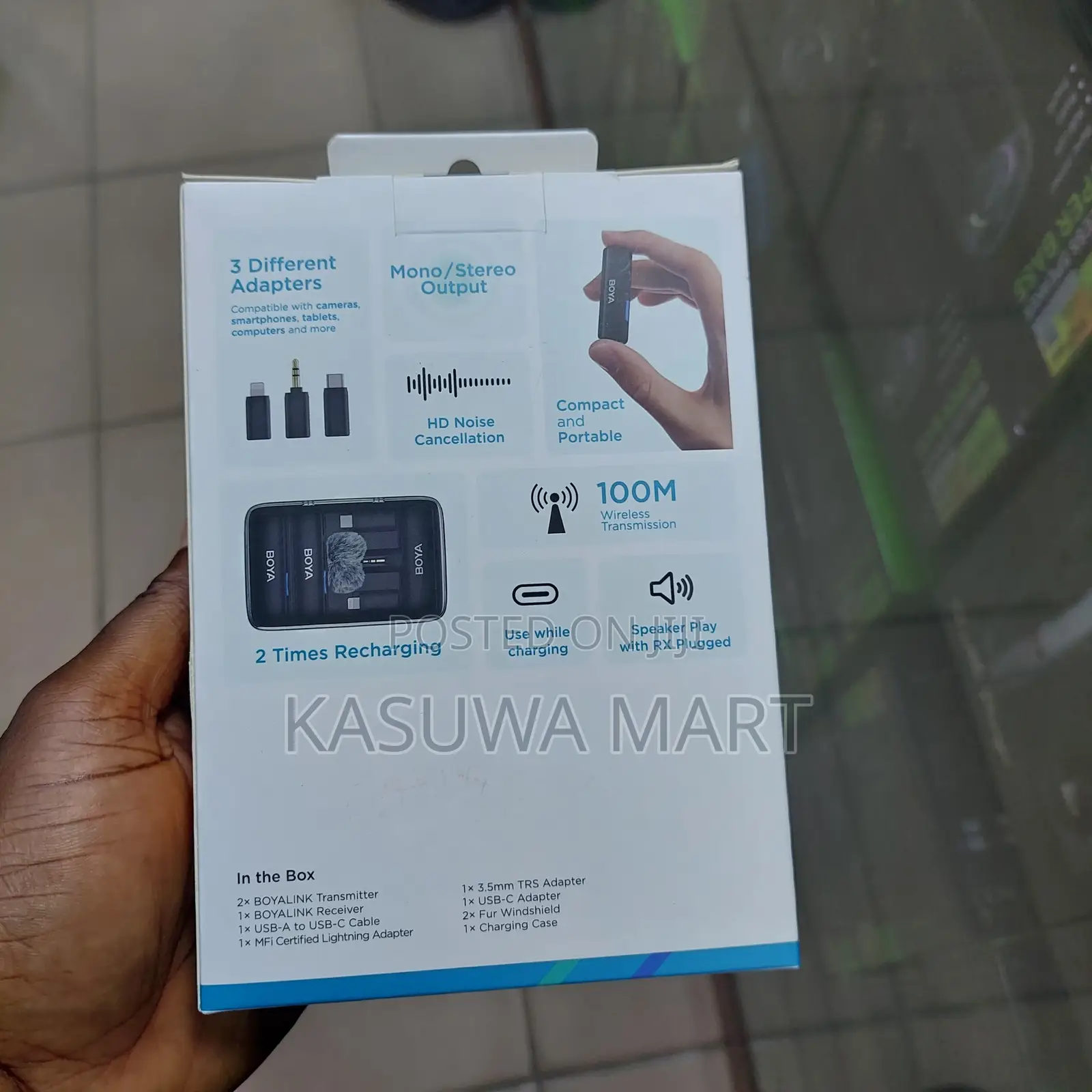 Boya Dual-Channel Wireless Microphone