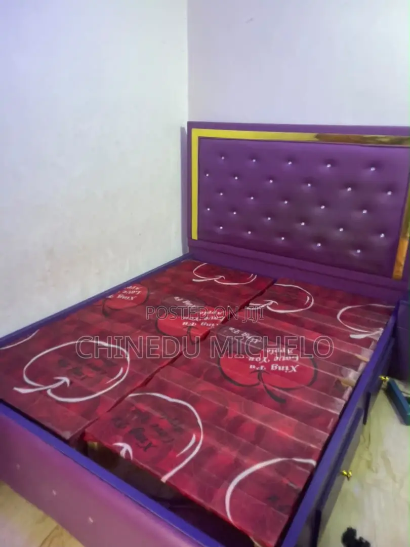 6by5 Bedframe With Side Drawer