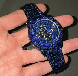 Luxury Starry Sky Watch Blue Diamond