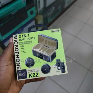 Remax 2-in-1 Dual Port Wireless Microphone