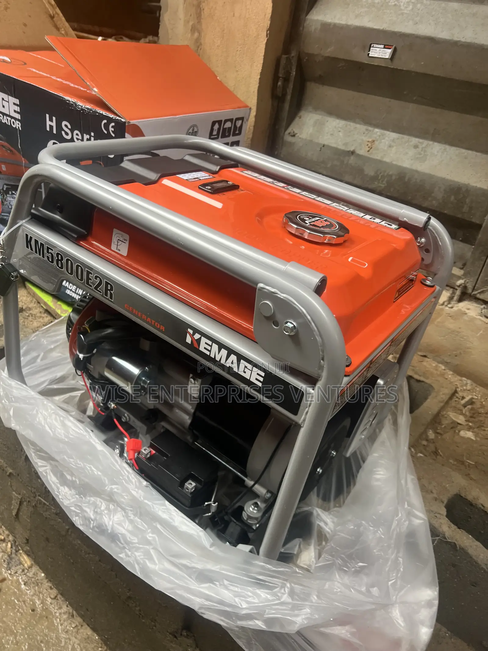 58000e2r 5.5kva Remote Control Key Starter Generator