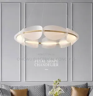Modern Acrylic Leaf Led Chandeliers Lighting Living Dining Room Decor