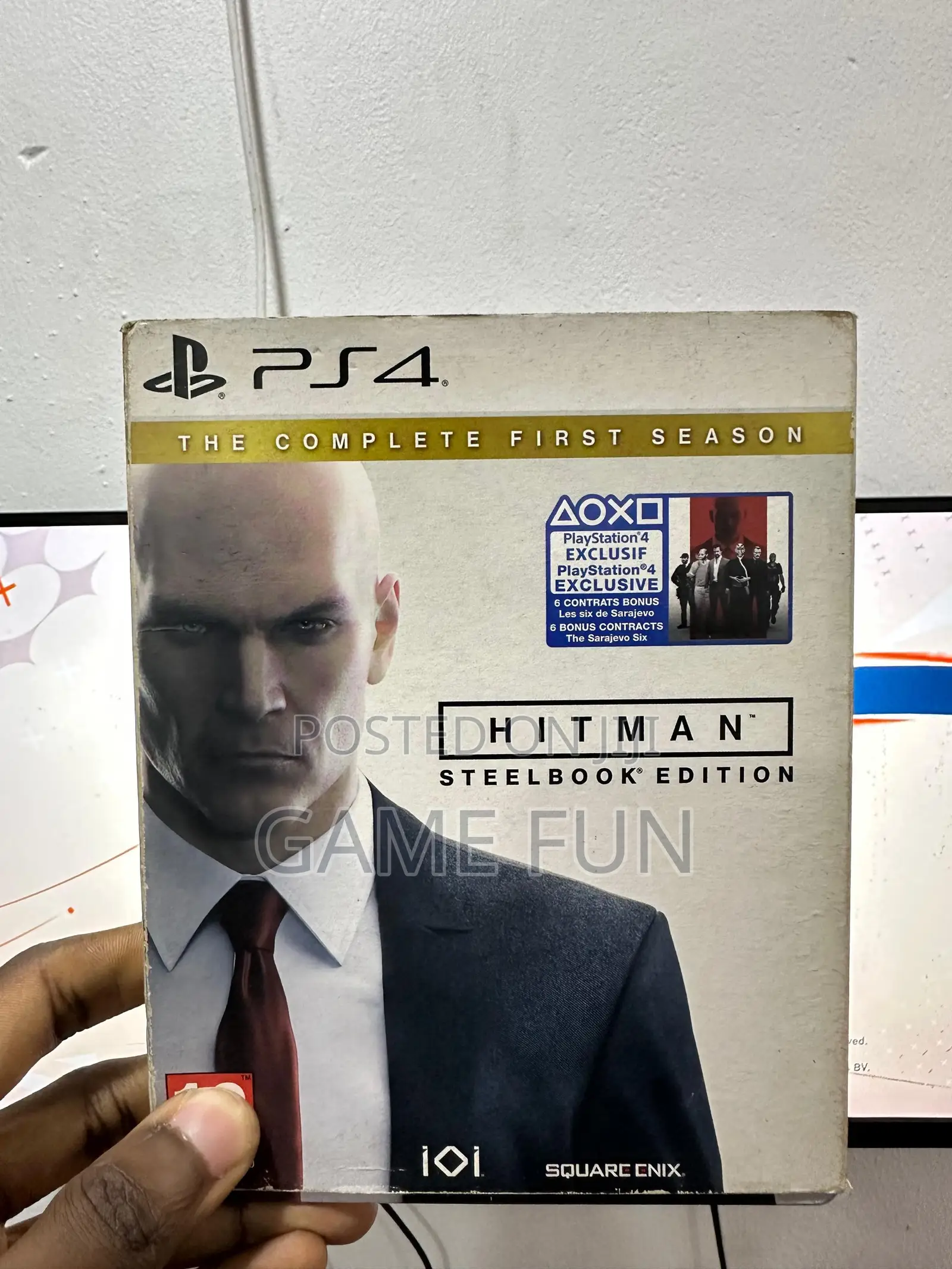 Hitman Steelbook Edition Ps4 Cd Disc