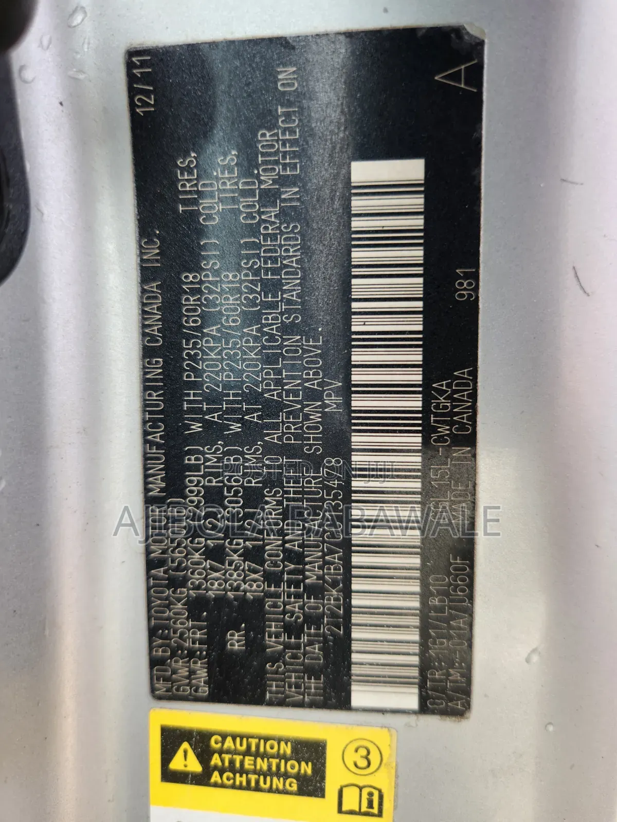 Lexus RX 2012 Silver