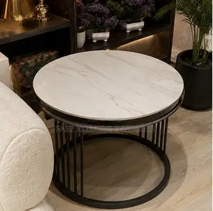 2-in-1 Marble Center Table