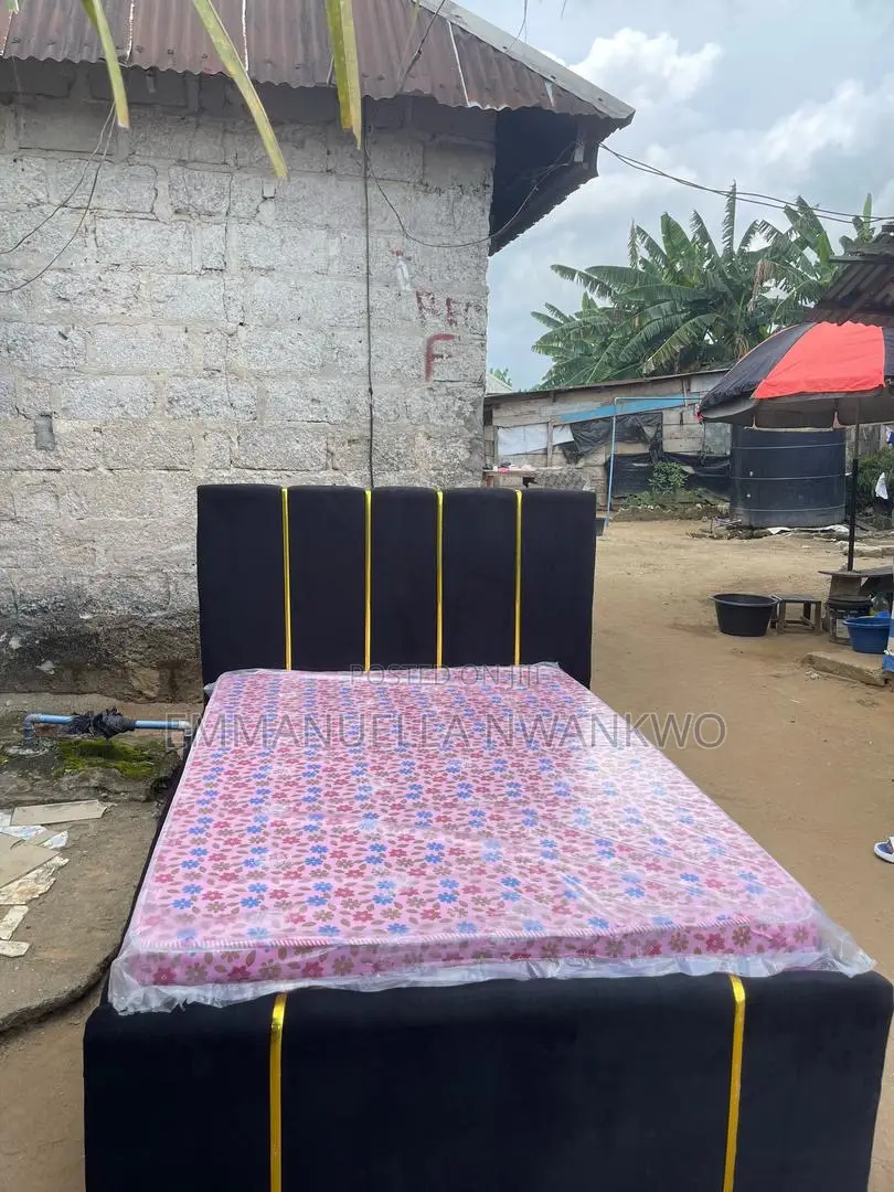 6by4 Bedframe With Mattress Available