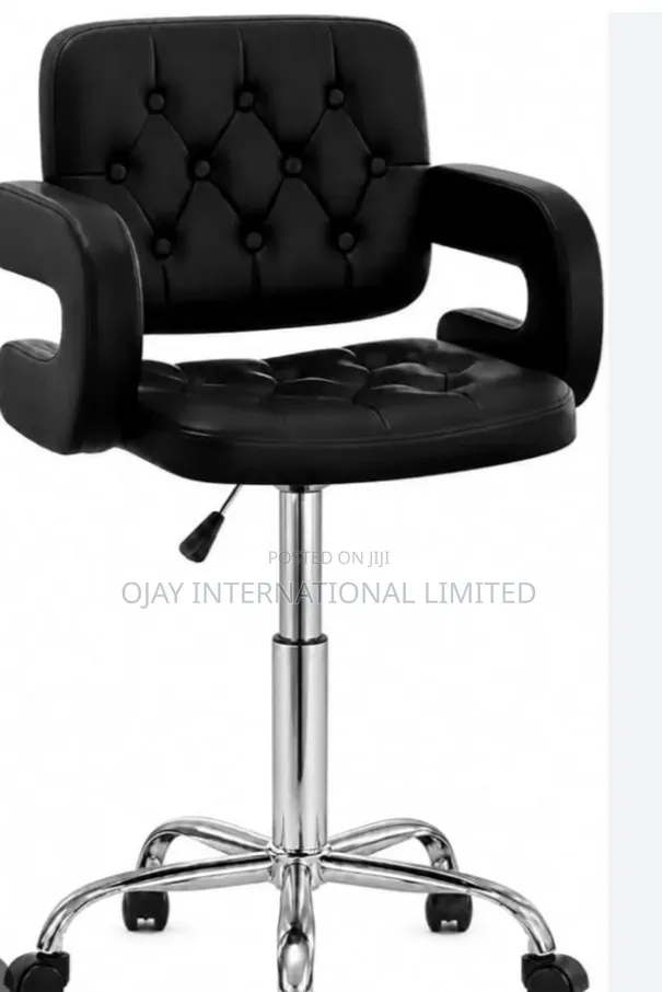 Executive Button Shape Bar Stool With One Year Warranty