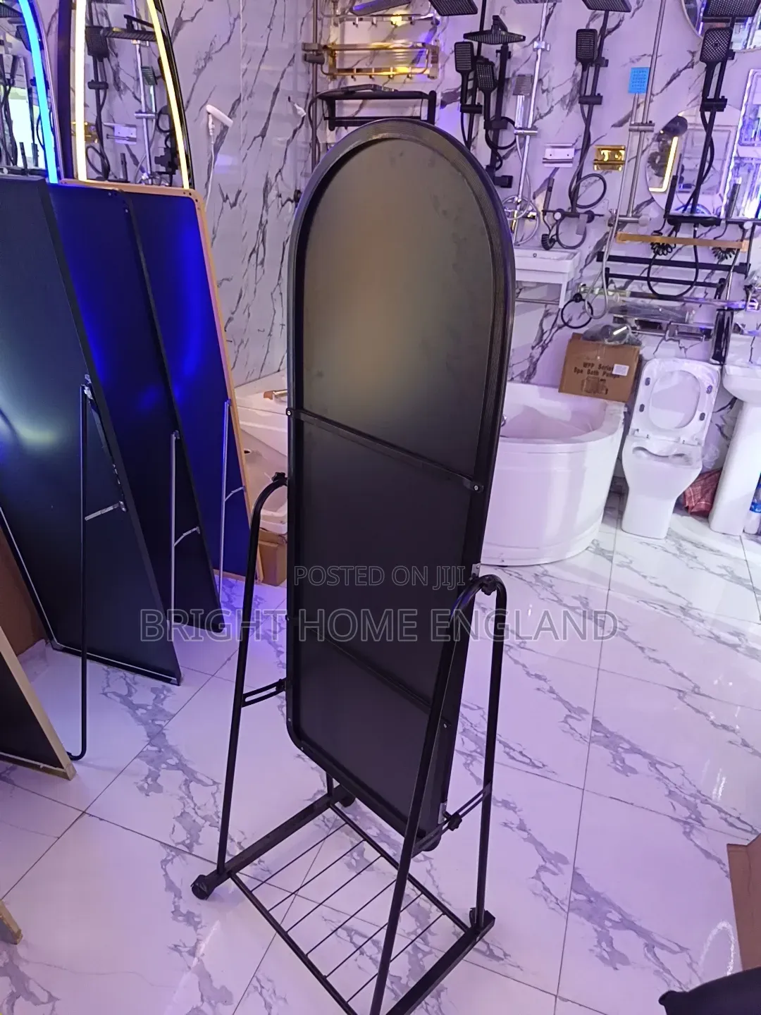 Standing Mirror With Shoe Rack