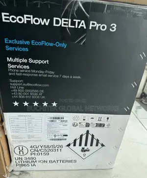 Ecoflow Delta Pro 3 Power Station 4000watts 4096wh 230v 50hz